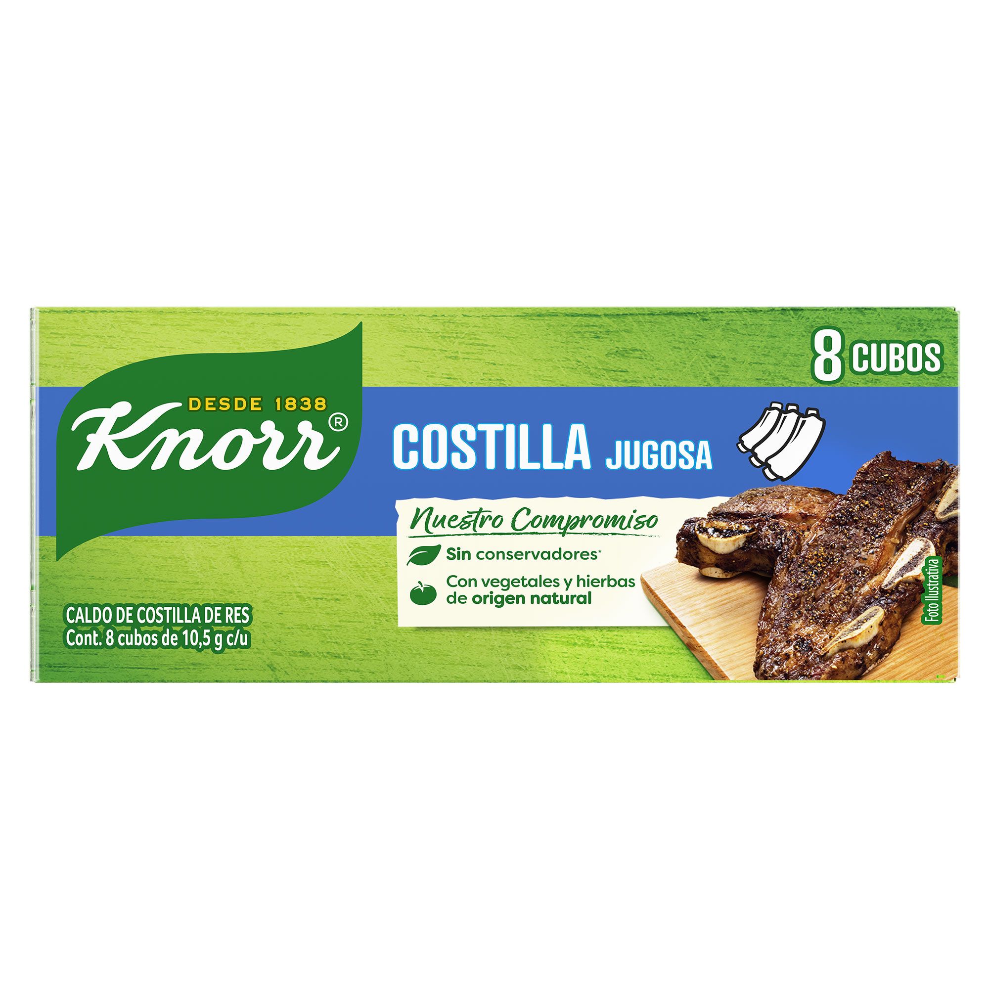 Costilla Jugosa Knorr® 8 cubos
