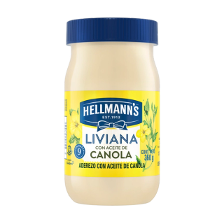 Hellmann's® Mayonesa Liviana con Aceite de Canola