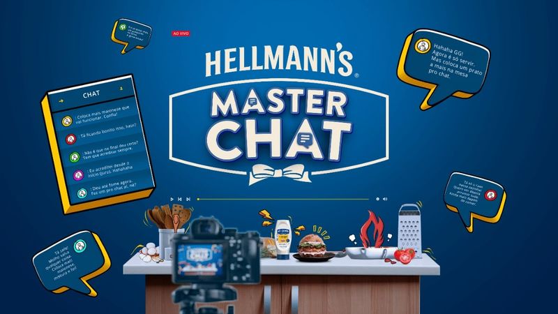 Com Hellmann’s e o chat, tudo dá jogo! Confira as receitas de sanduíche preparadas pelos streamers no MasterChat