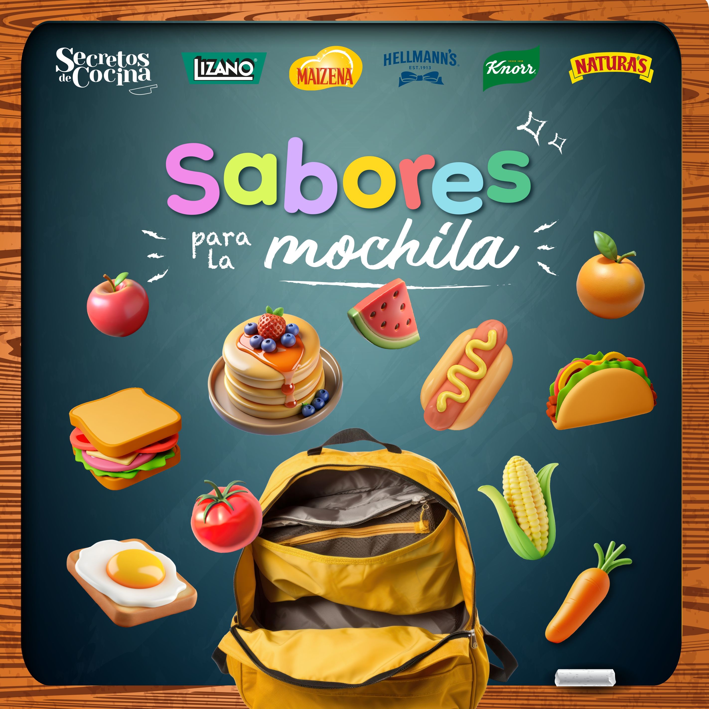 Sabores para la mochila