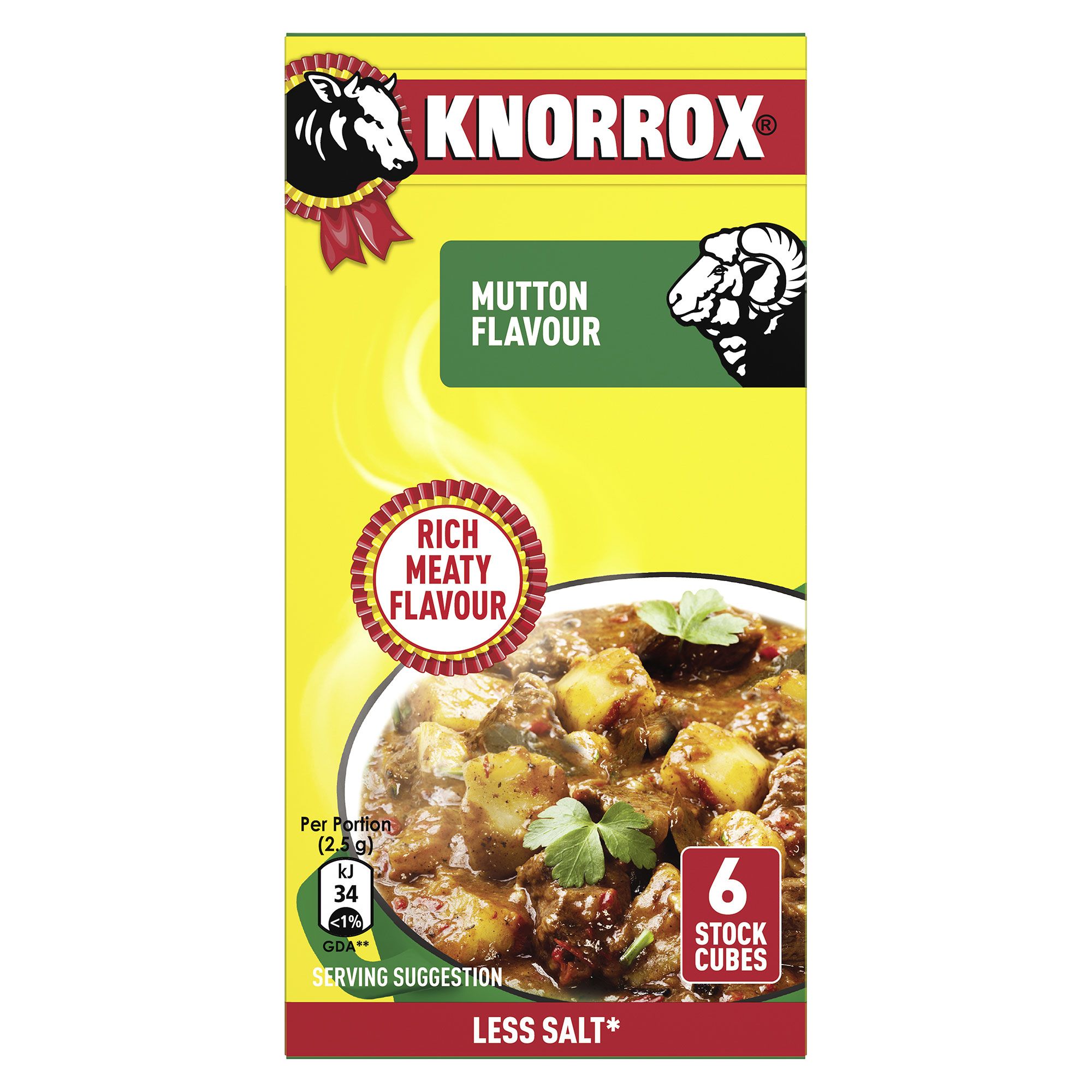 Knorrox Mutton Stock Cubes x6