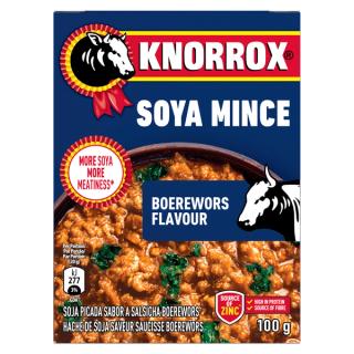 Knorrox Boerewors Flavoured Soya Mince 100g