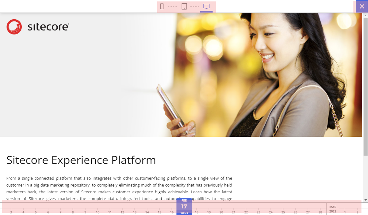 Sitecore Horizon simulator mode