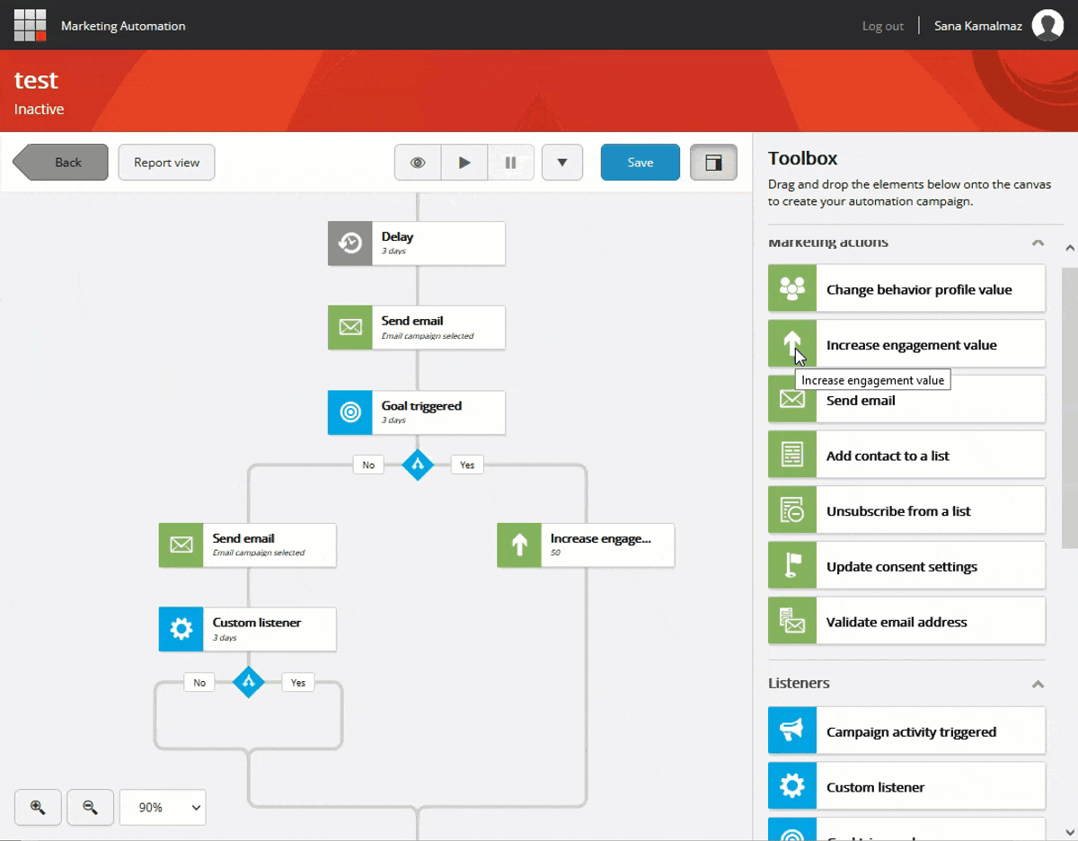 Sitecore Marketing Automation - increase engagment value