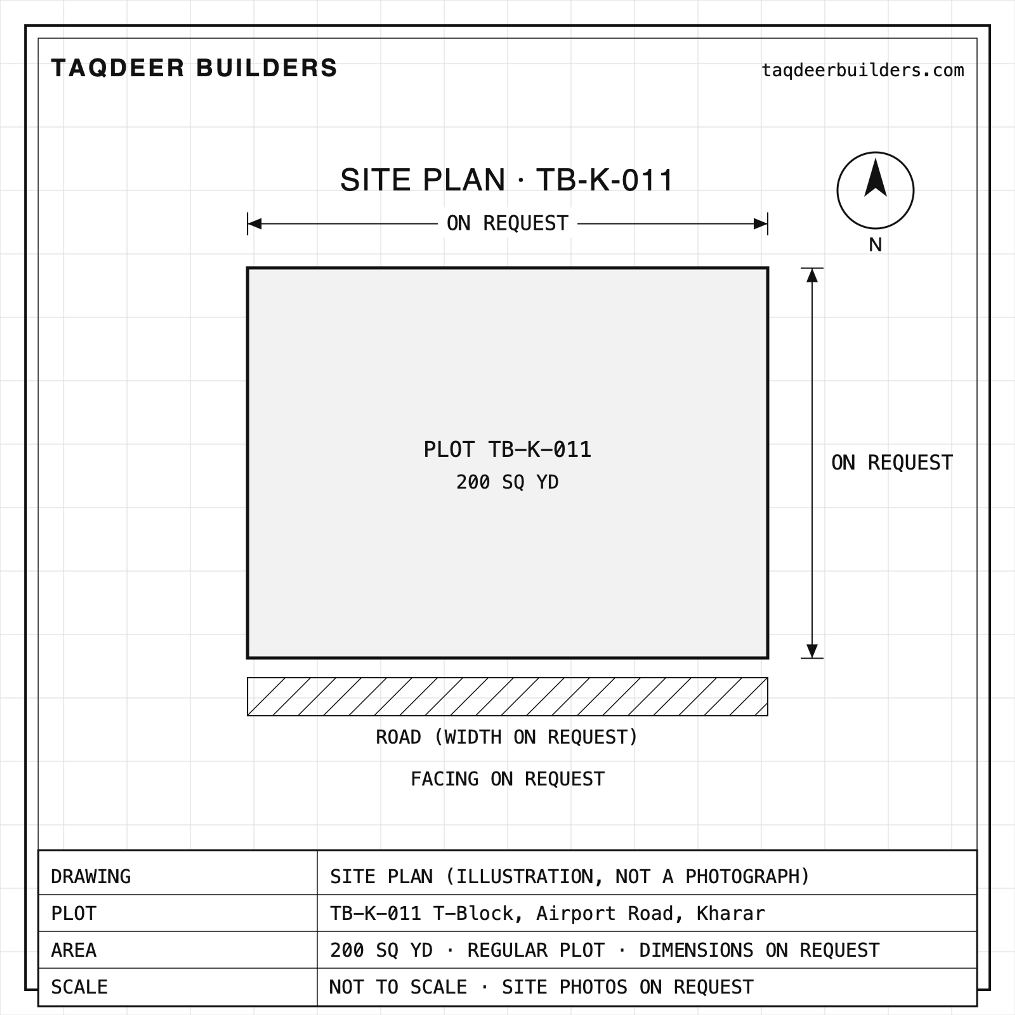 200 sq yd plot, T-Block Kharar, photo 2 of 3