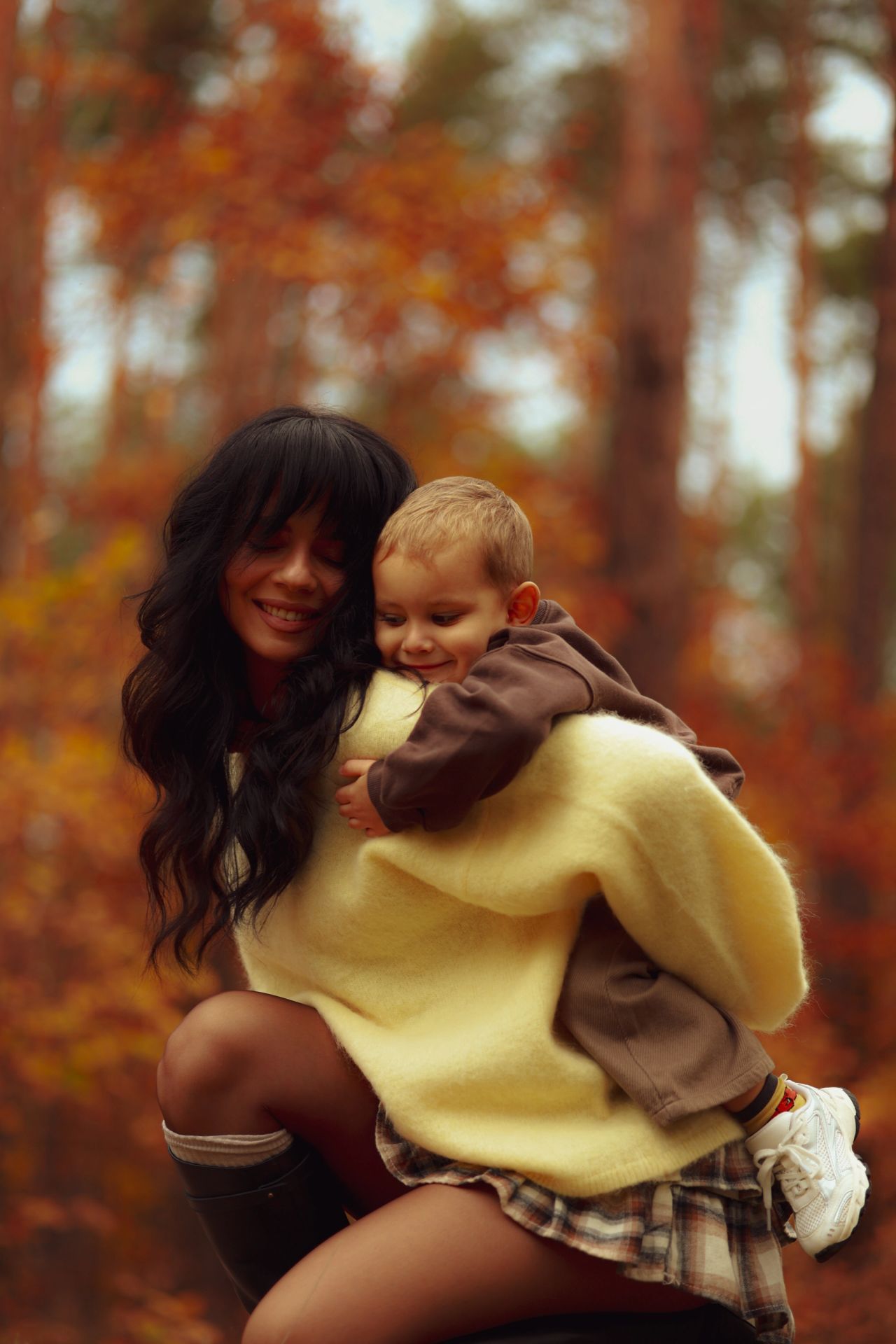 Mama z synem 