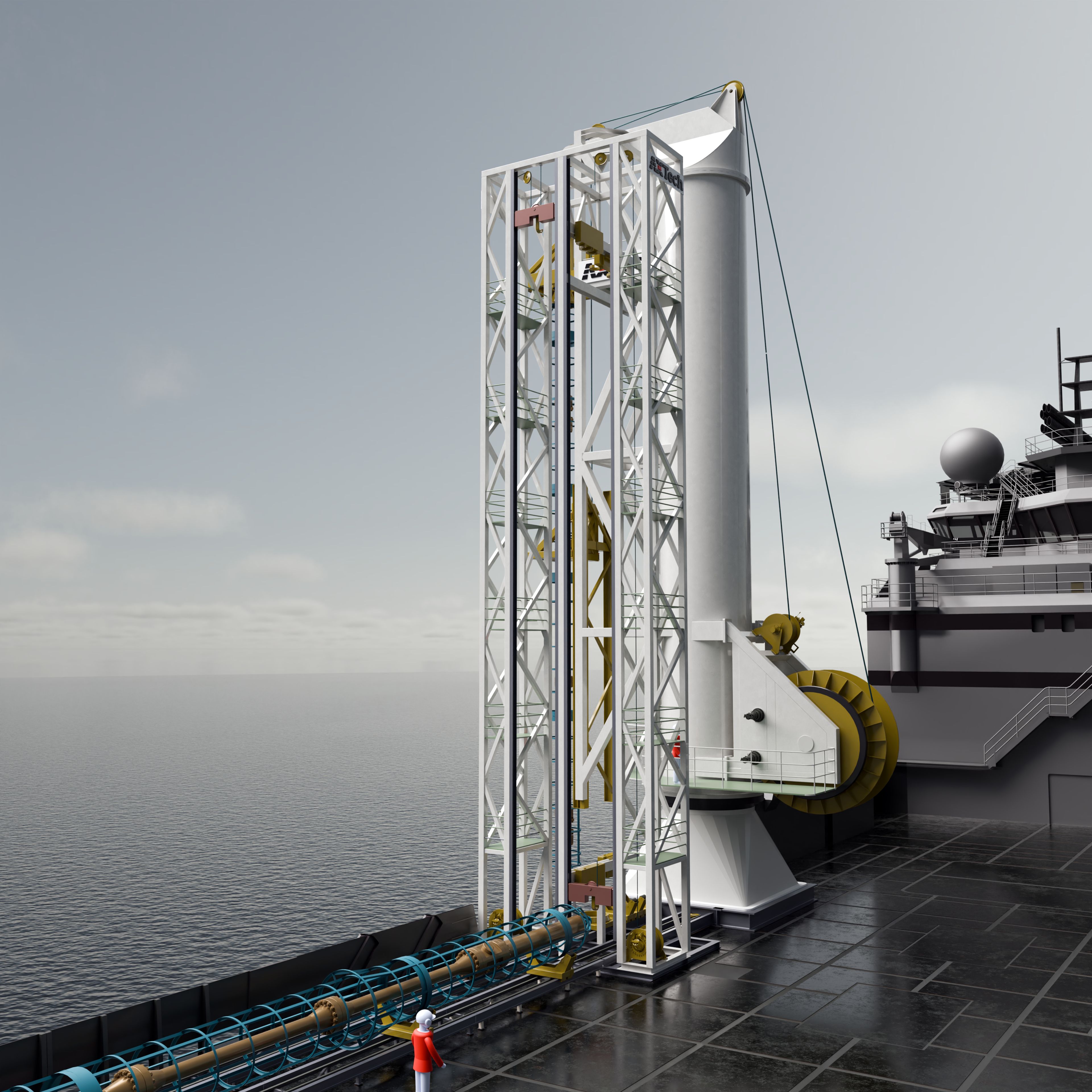 Steel structure  used for well intervention