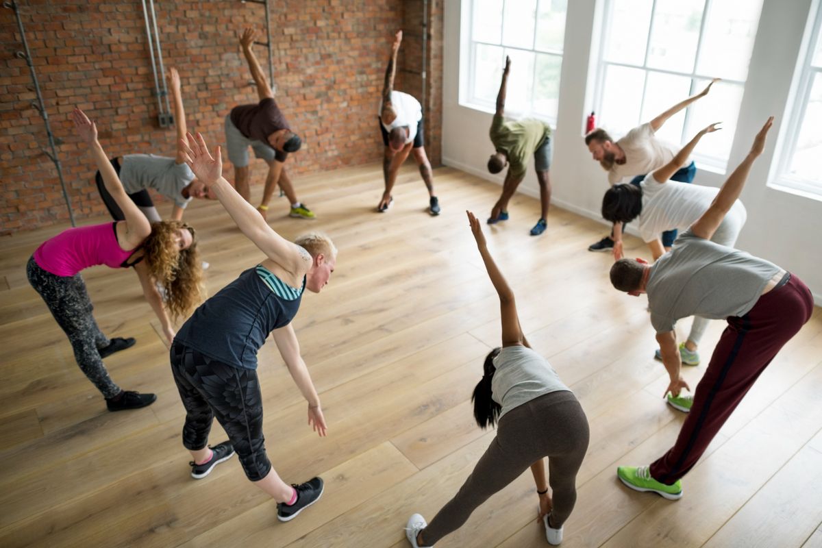 group fitness class