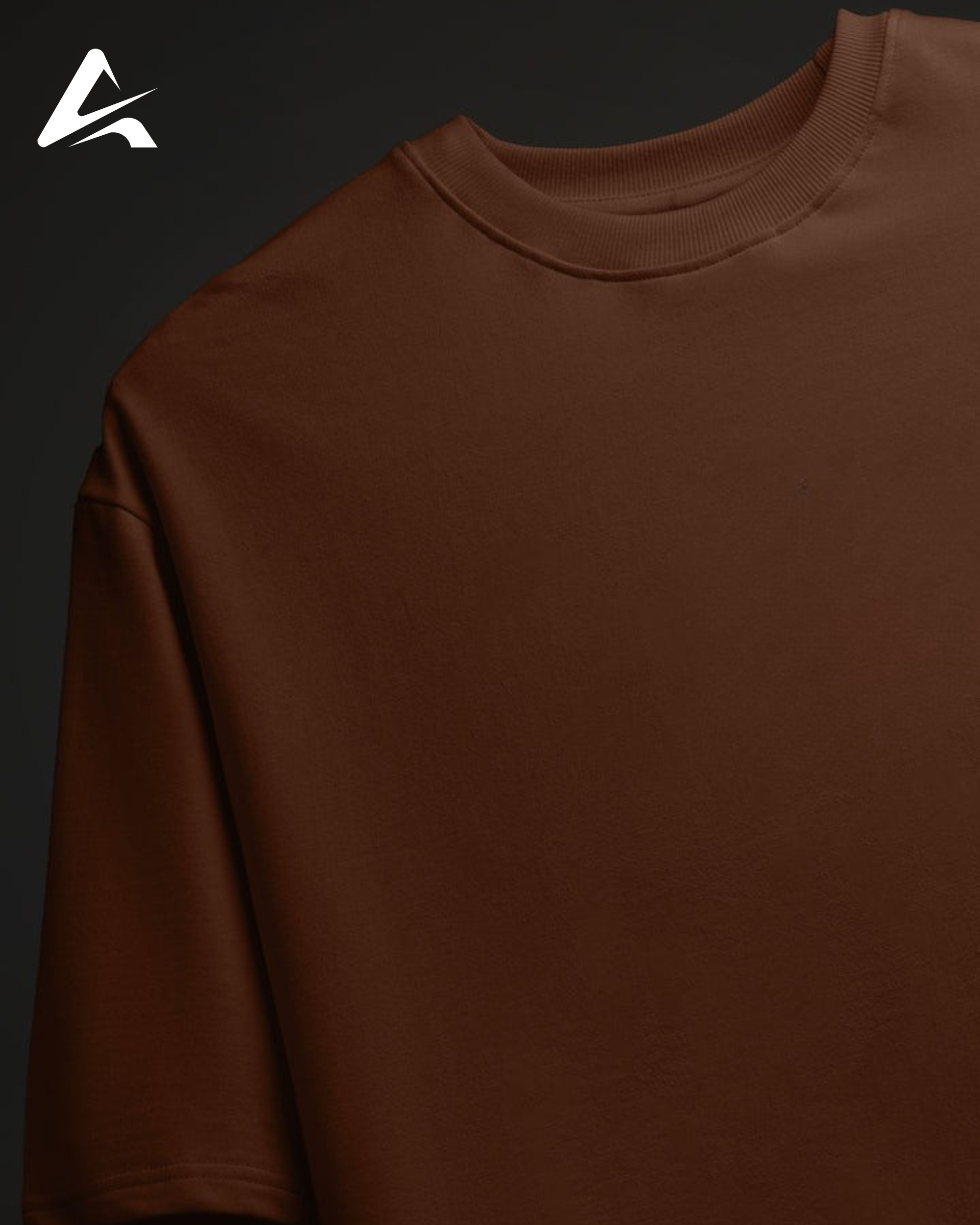 Ribbed Drop Shoulder Light Smooth | Mocha