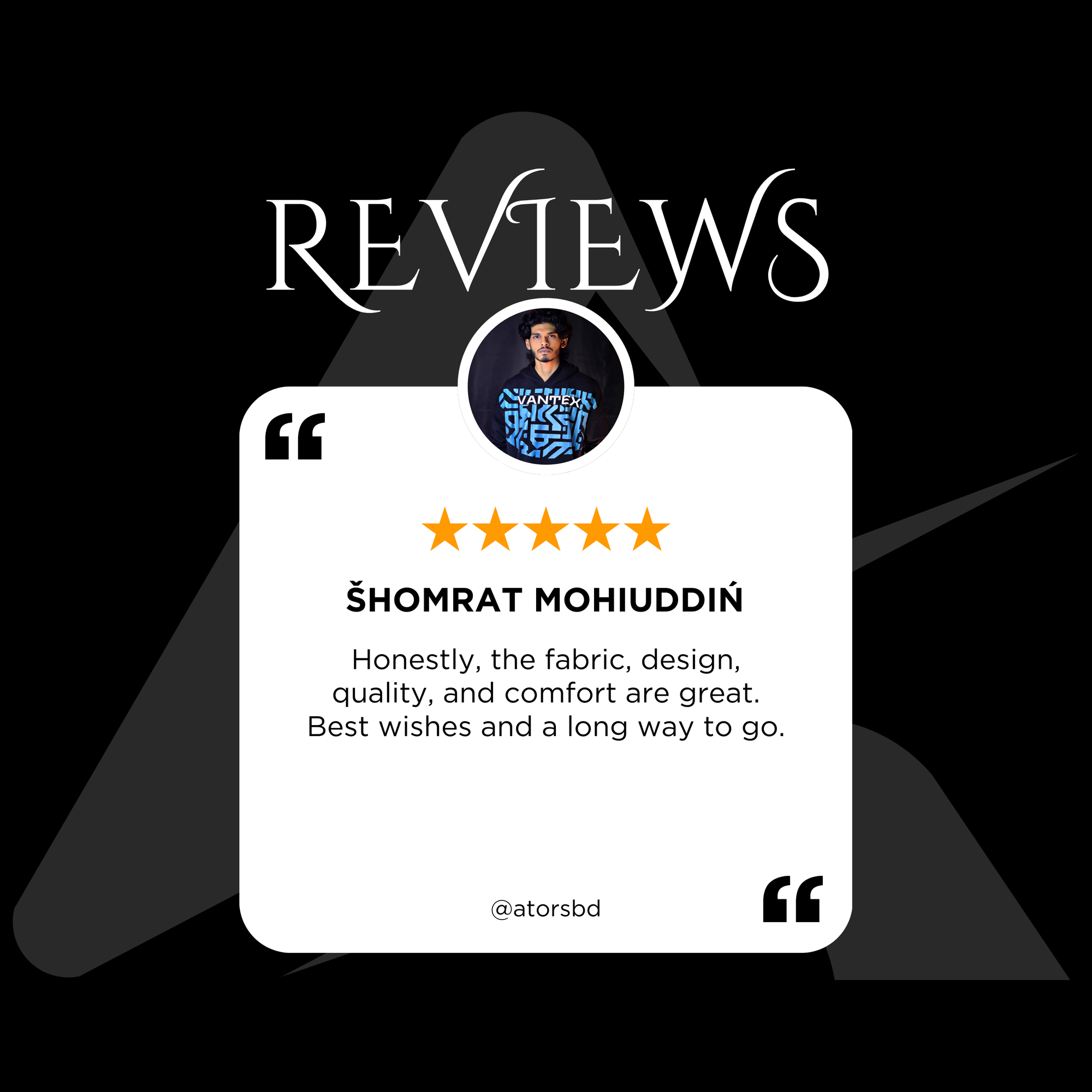 Review by Šhomrat Mohiuddiń 