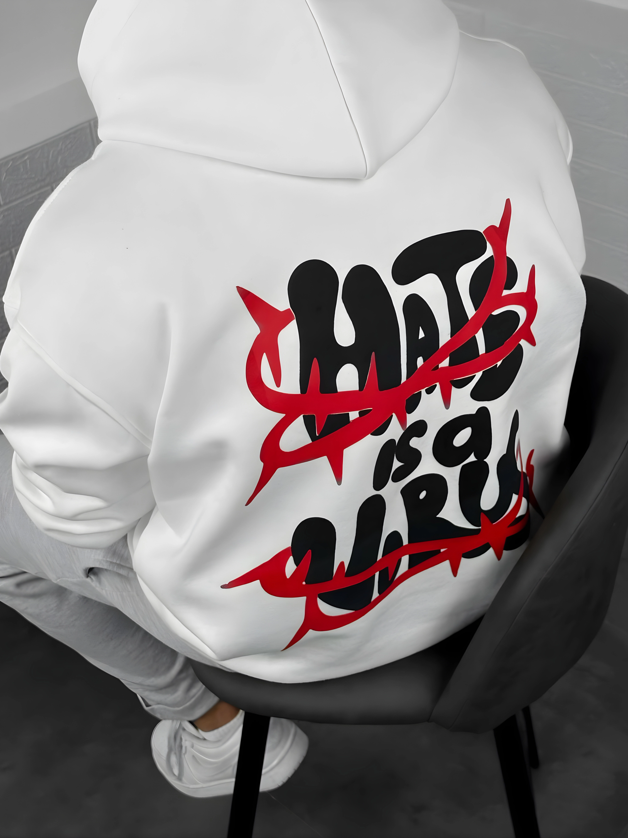 PREMIUM BACK PRINTED HOODIE view 3