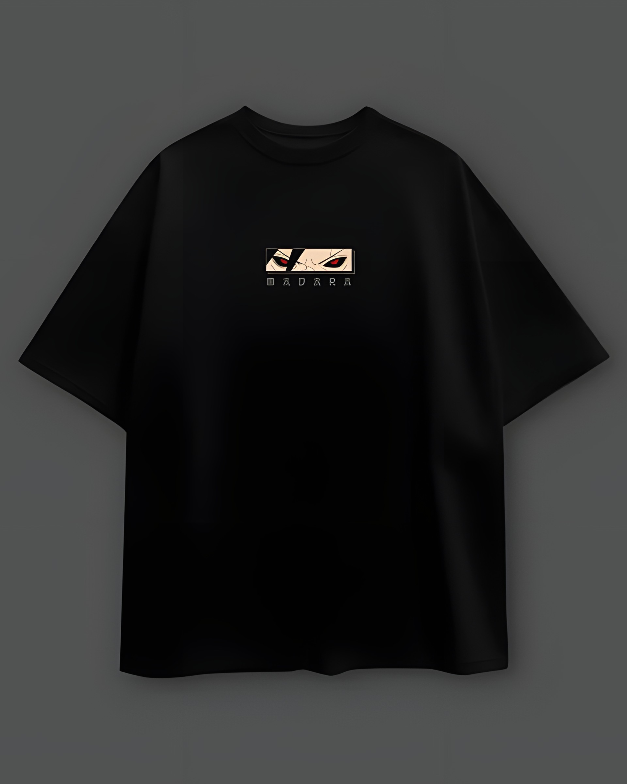 Sasuke Uchiha Sharingan – Oversized Fit Black view 5