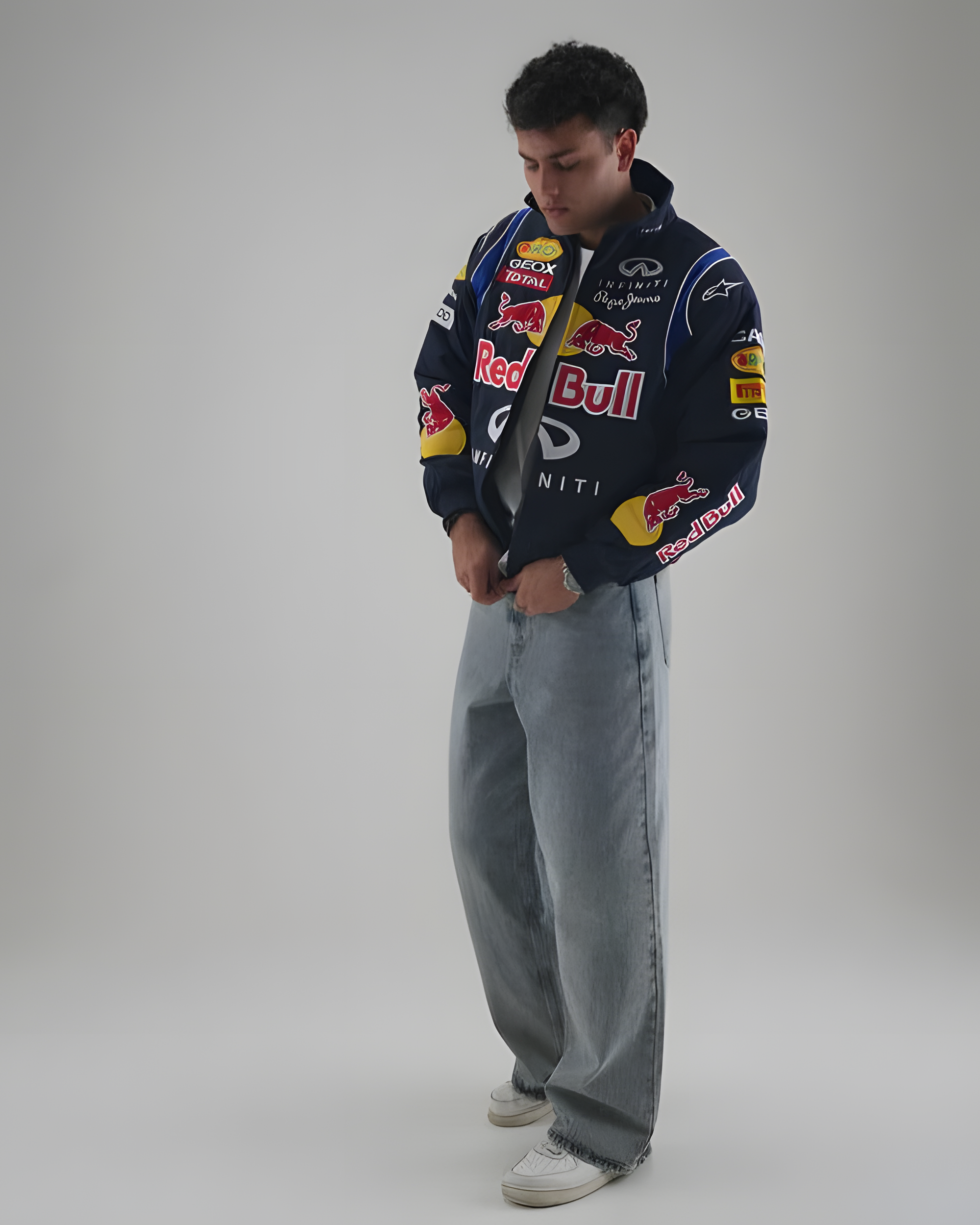 Red Bull Racing Vintage Jacket Retro F1 Team view 4