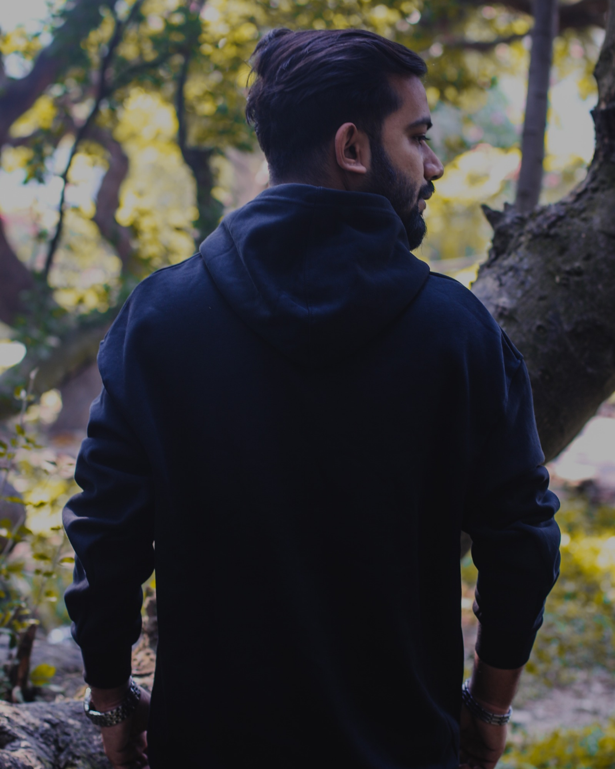 Oversize Hoodie - Black view 5