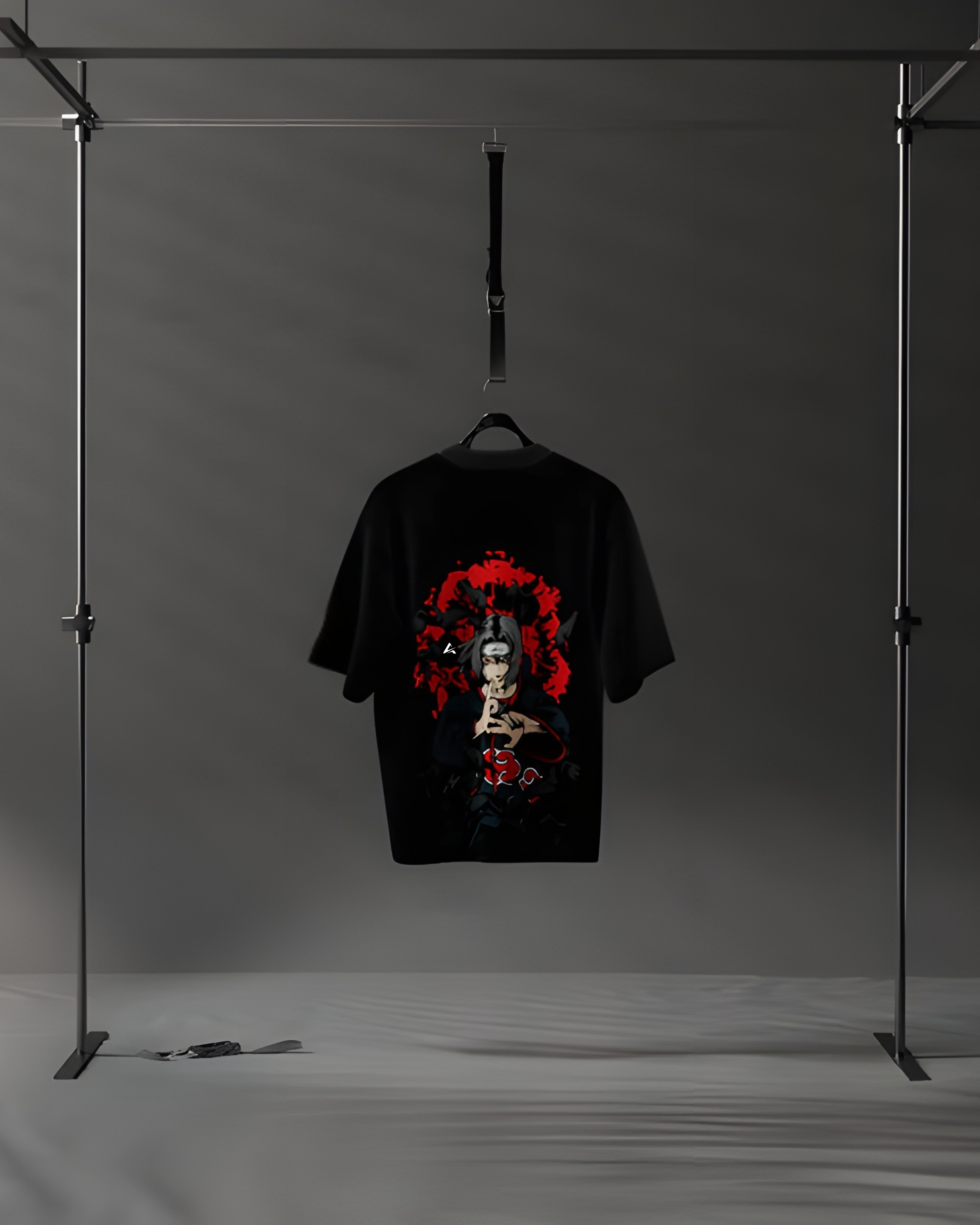 Sasuke Uchiha Sharingan – Oversized Fit Black view 6