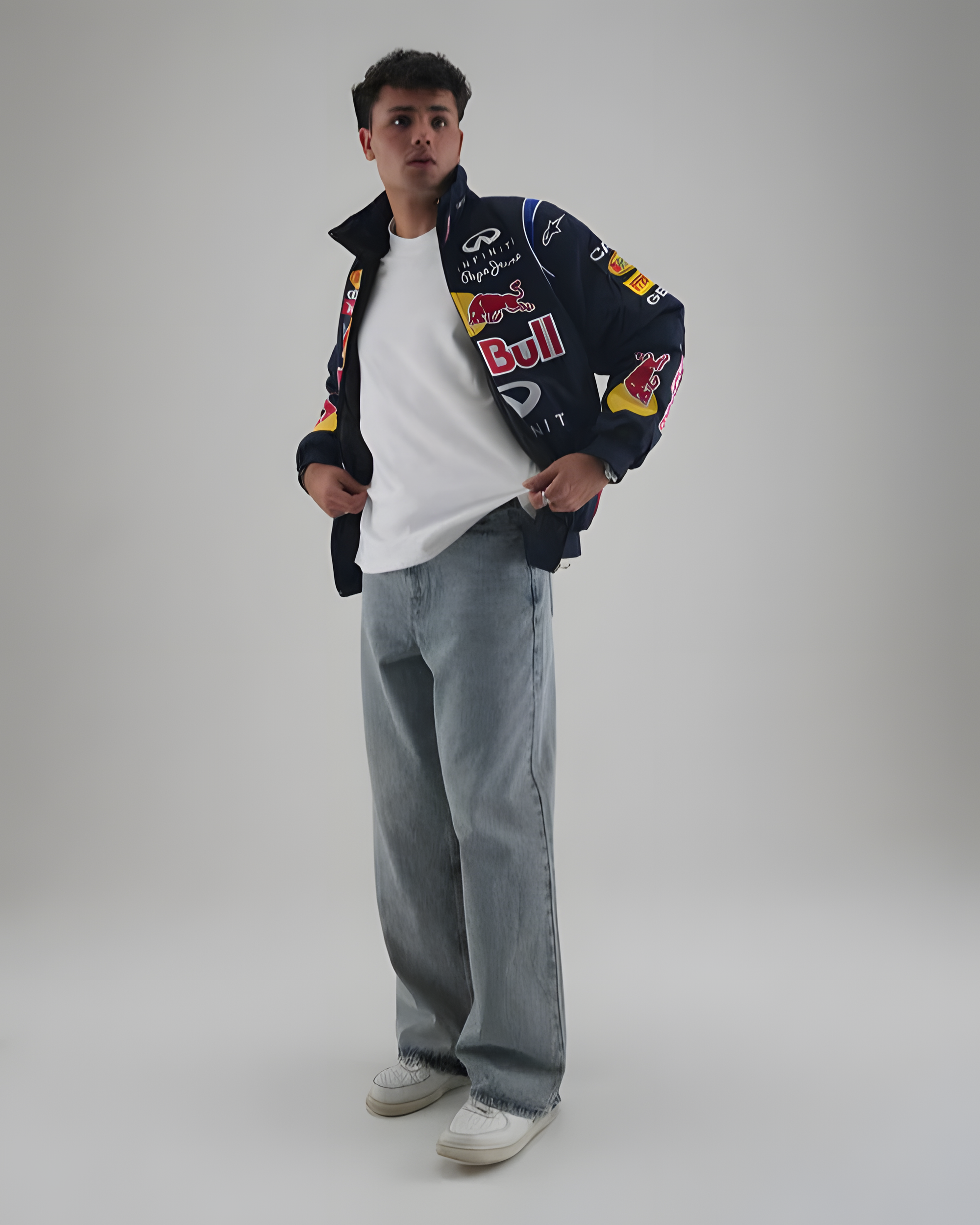 Red Bull Racing Vintage Jacket Retro F1 Team view 3