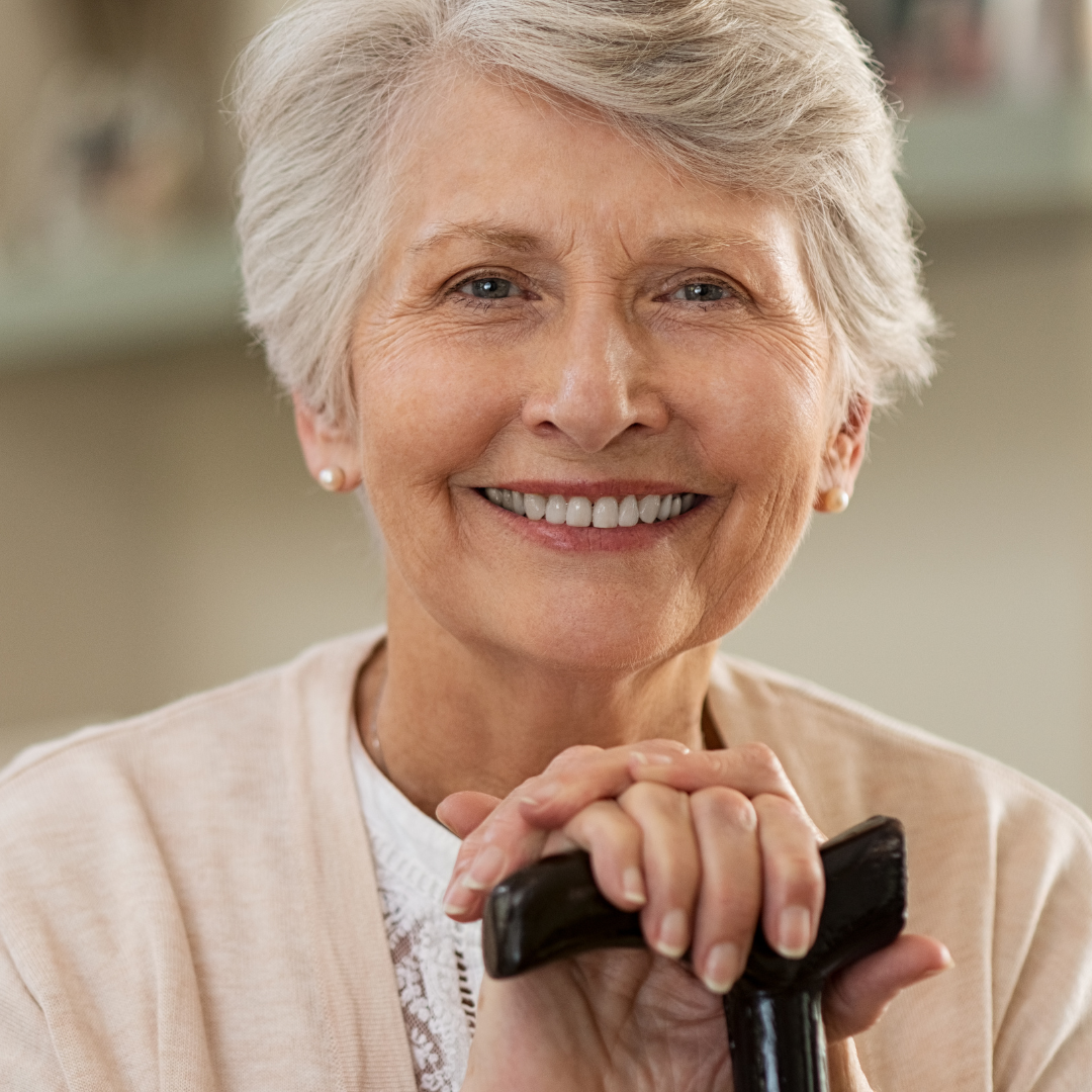 older woman working on her adult family relationships mother in law