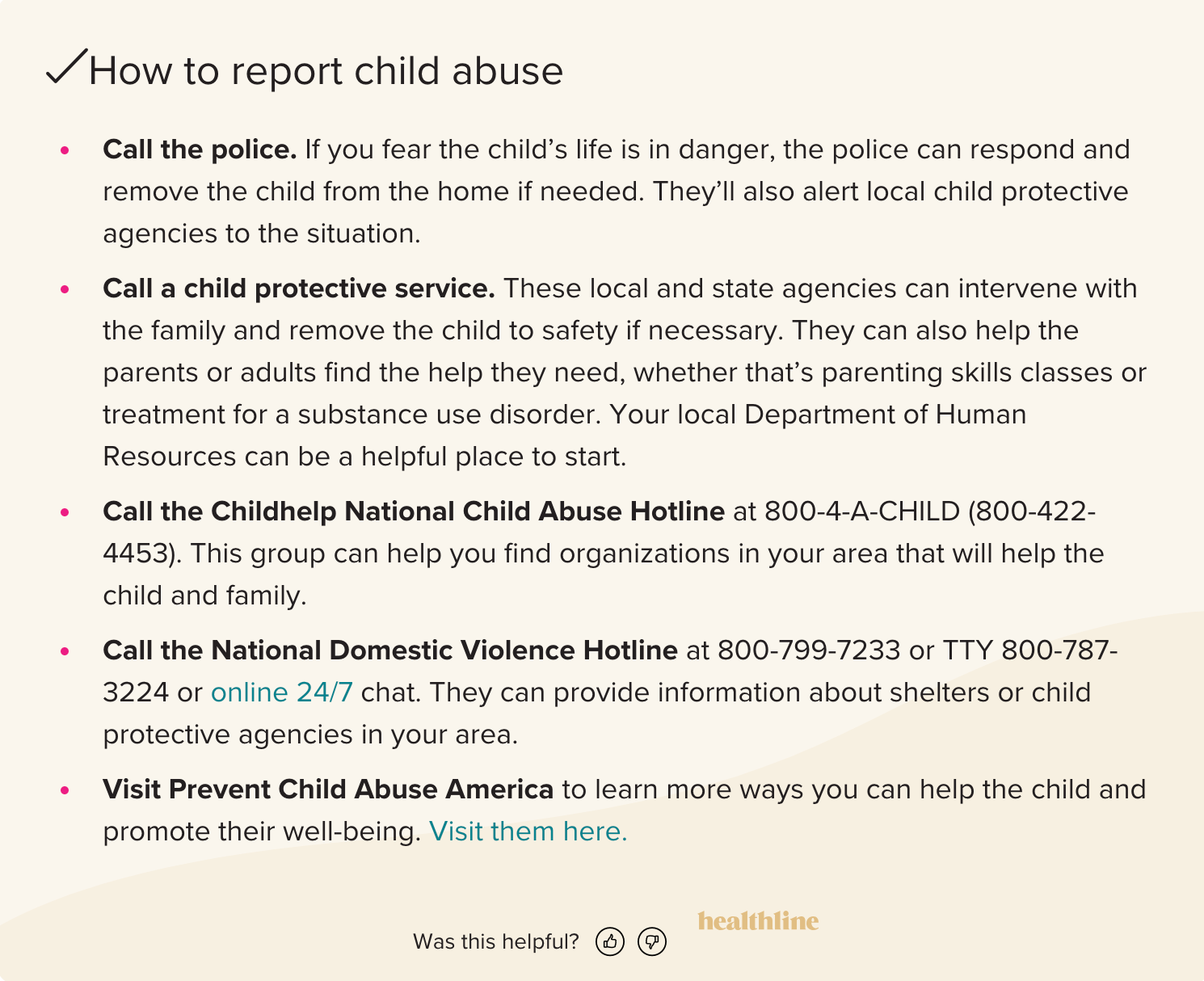 how to report child abuse