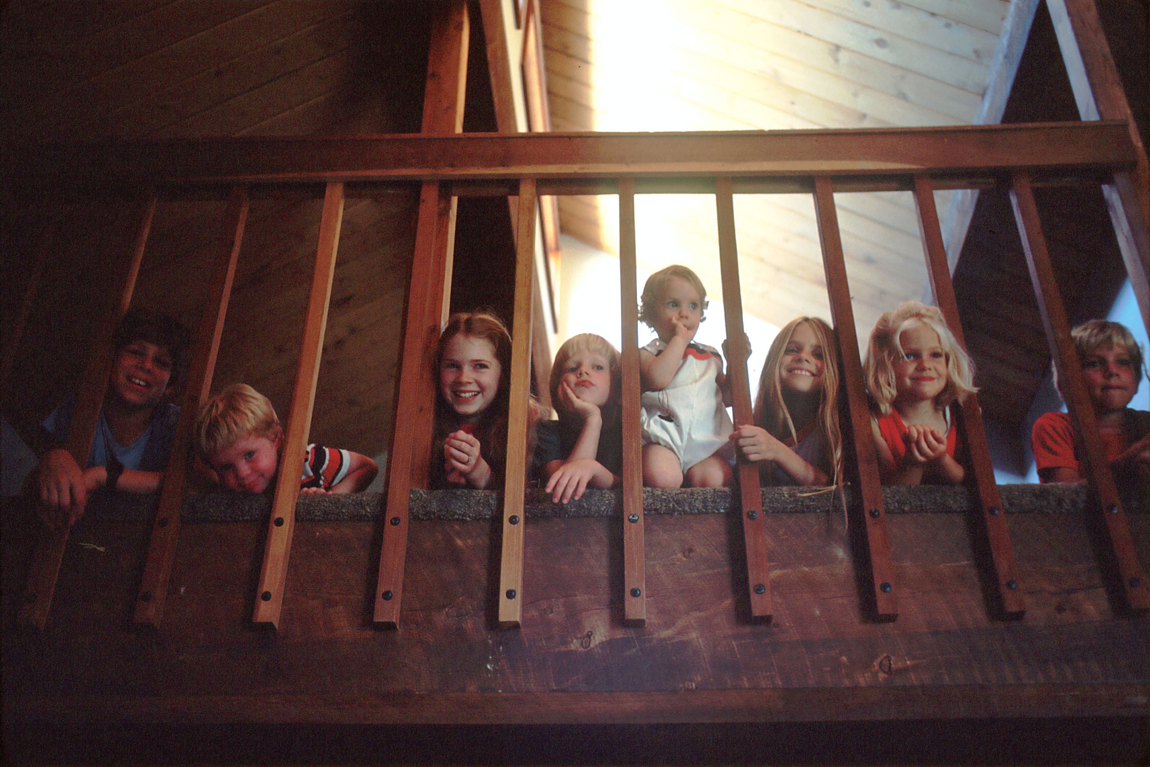 kids on the stair