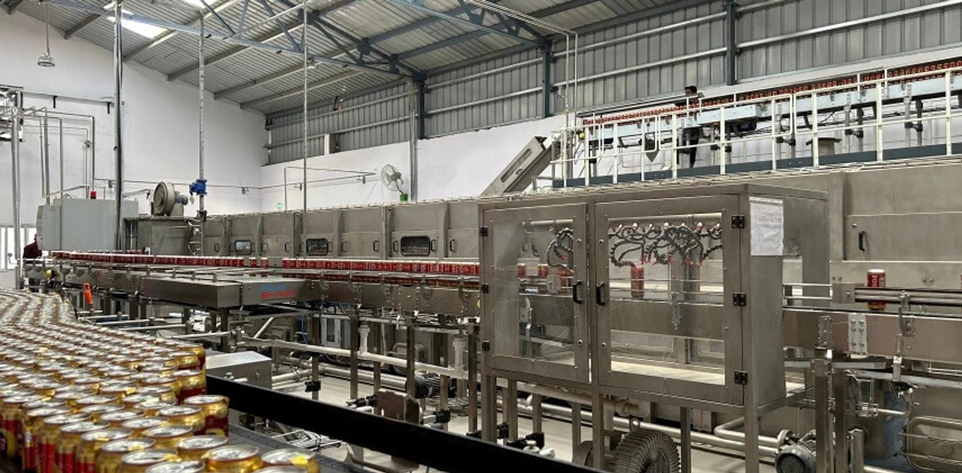 Sección de pasteurización e inspección de KALS Group