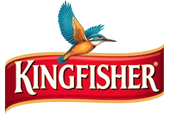 Kingfisher logo · beverage brand served by Rapid BevTech