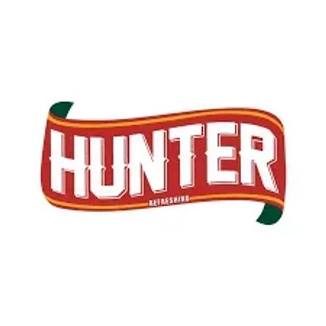 Hunter logo · beverage brand served by Rapid BevTech