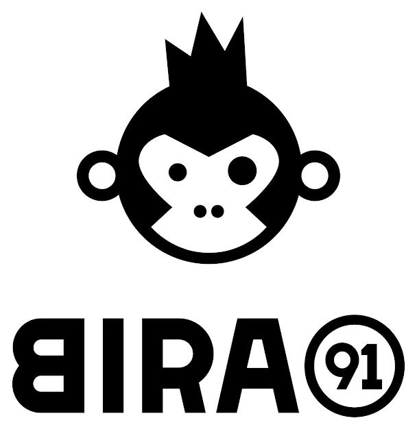 Bira 91 logo · beverage brand served by Rapid BevTech