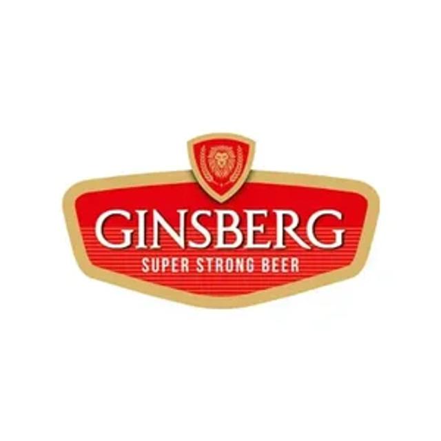 Ginsberg logo · beverage brand served by Rapid BevTech