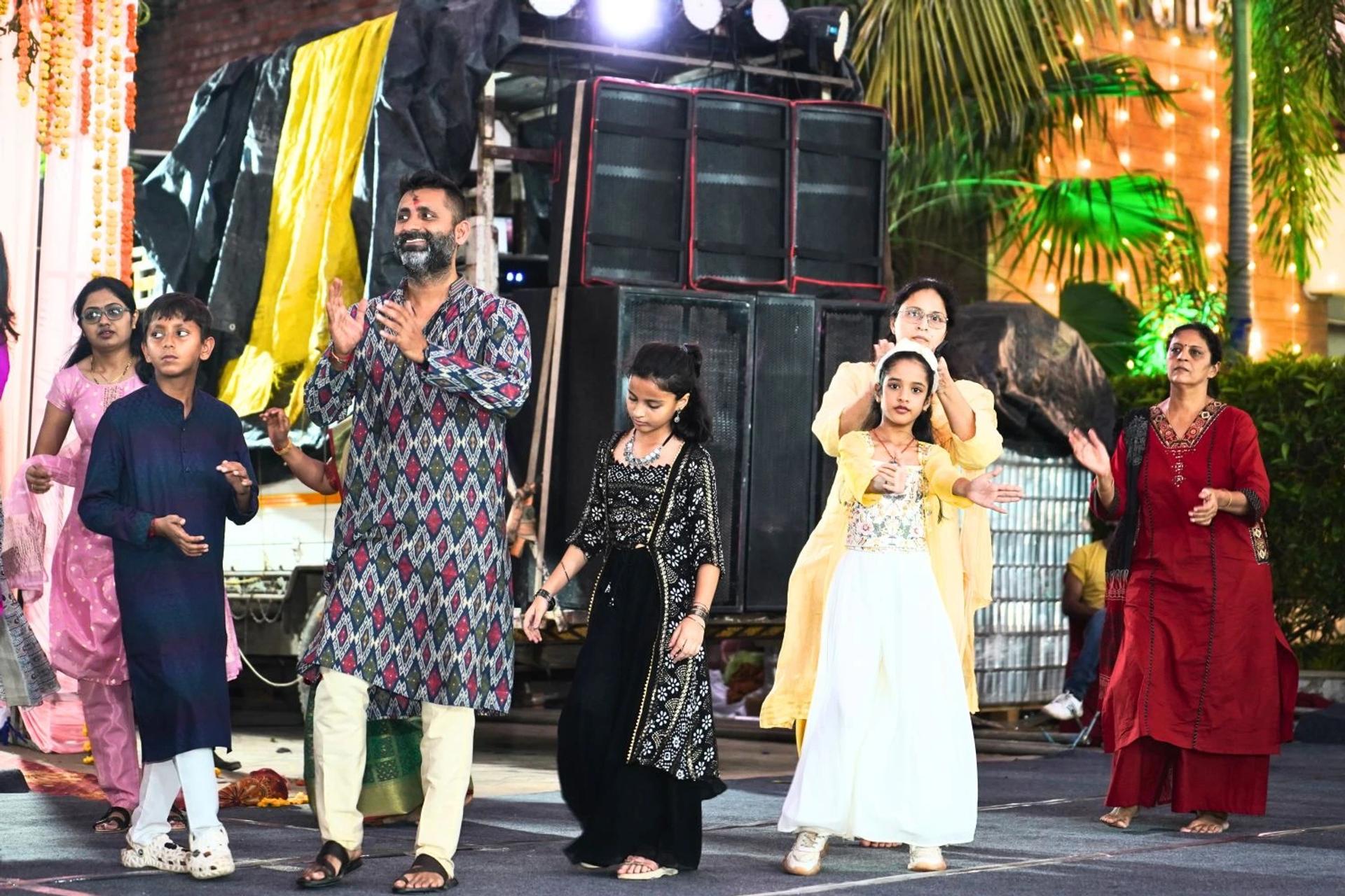 Abendliche Feierlichkeiten