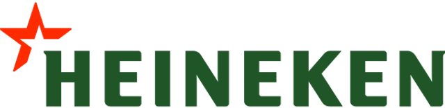 Heineken logo · beverage brand served by Rapid BevTech