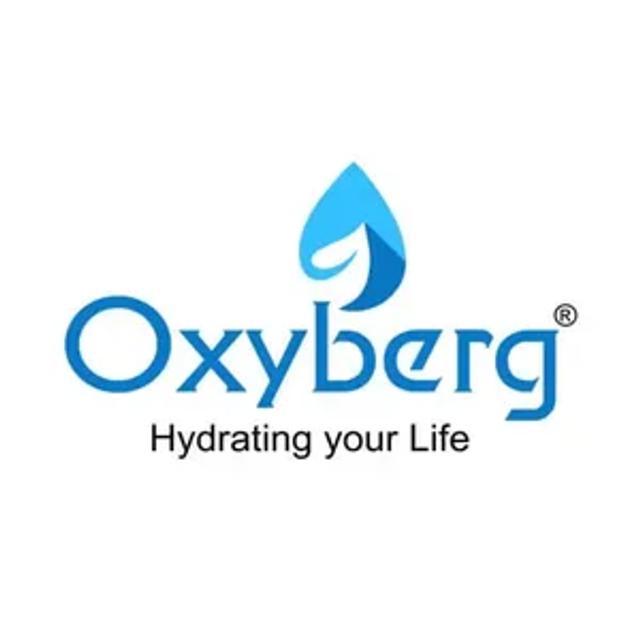 Oxyberg logo · beverage brand served by Rapid BevTech