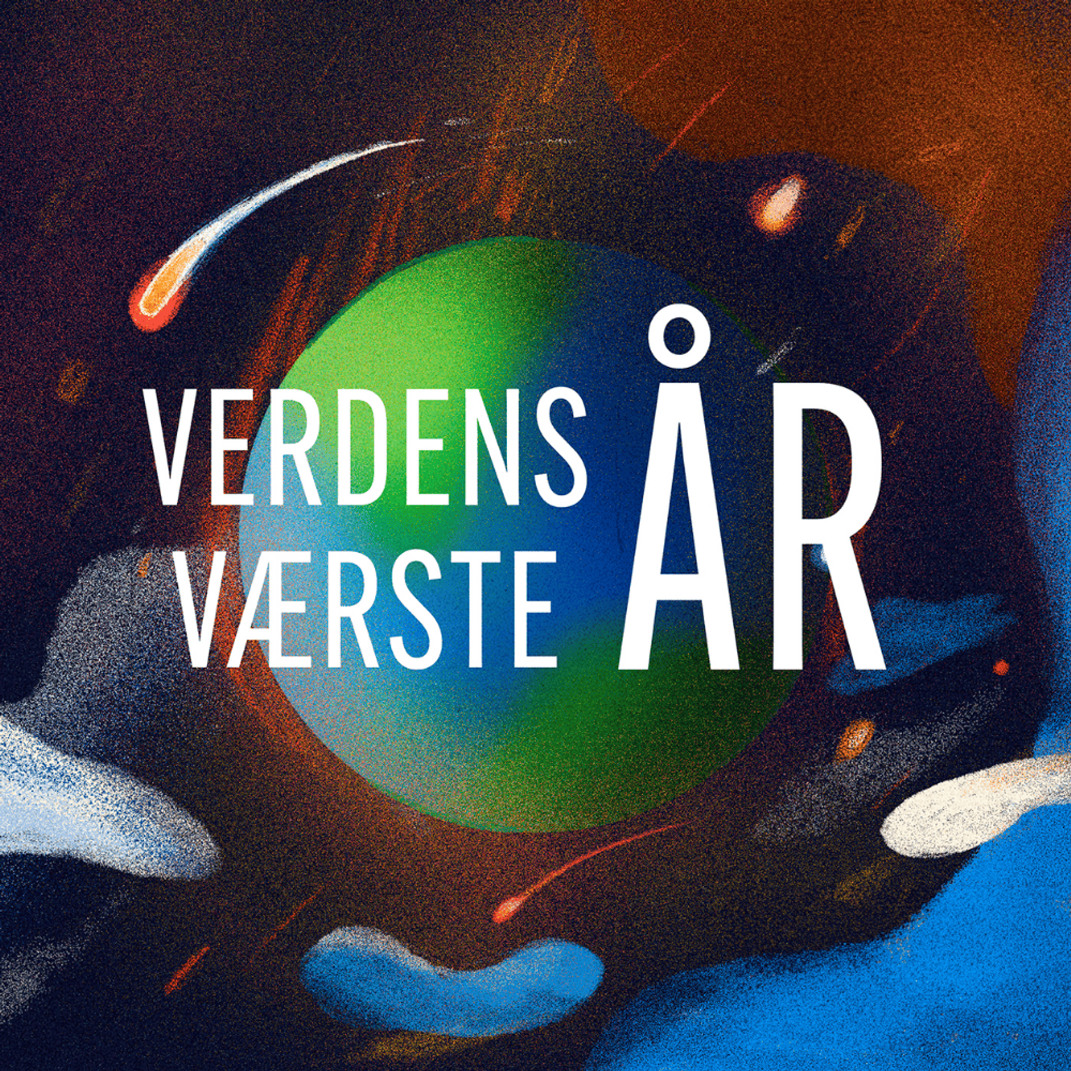 Cover til Verdens værste år podcasten