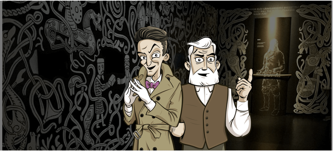 Drawing detectives for the game Museum Mystery