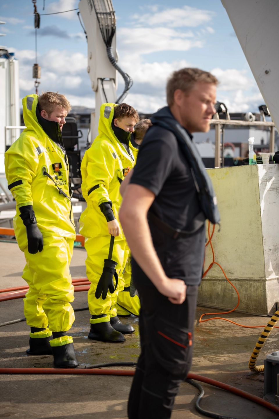 Sikkerhetsopplæring for sjøfolk på mindre skip med e-læring