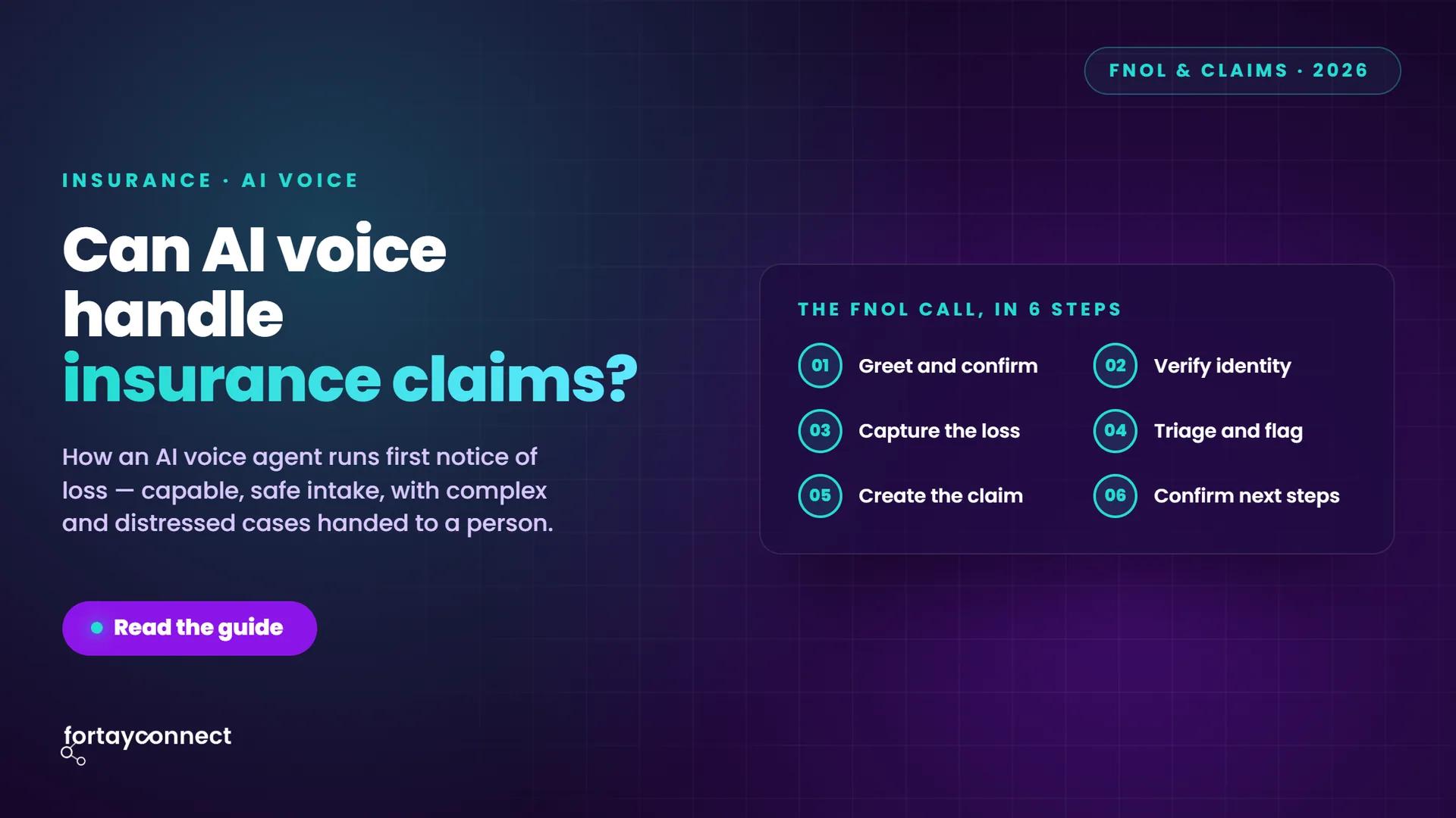 AI Voice Agent Insurance Claims: FNOL Guide 2026