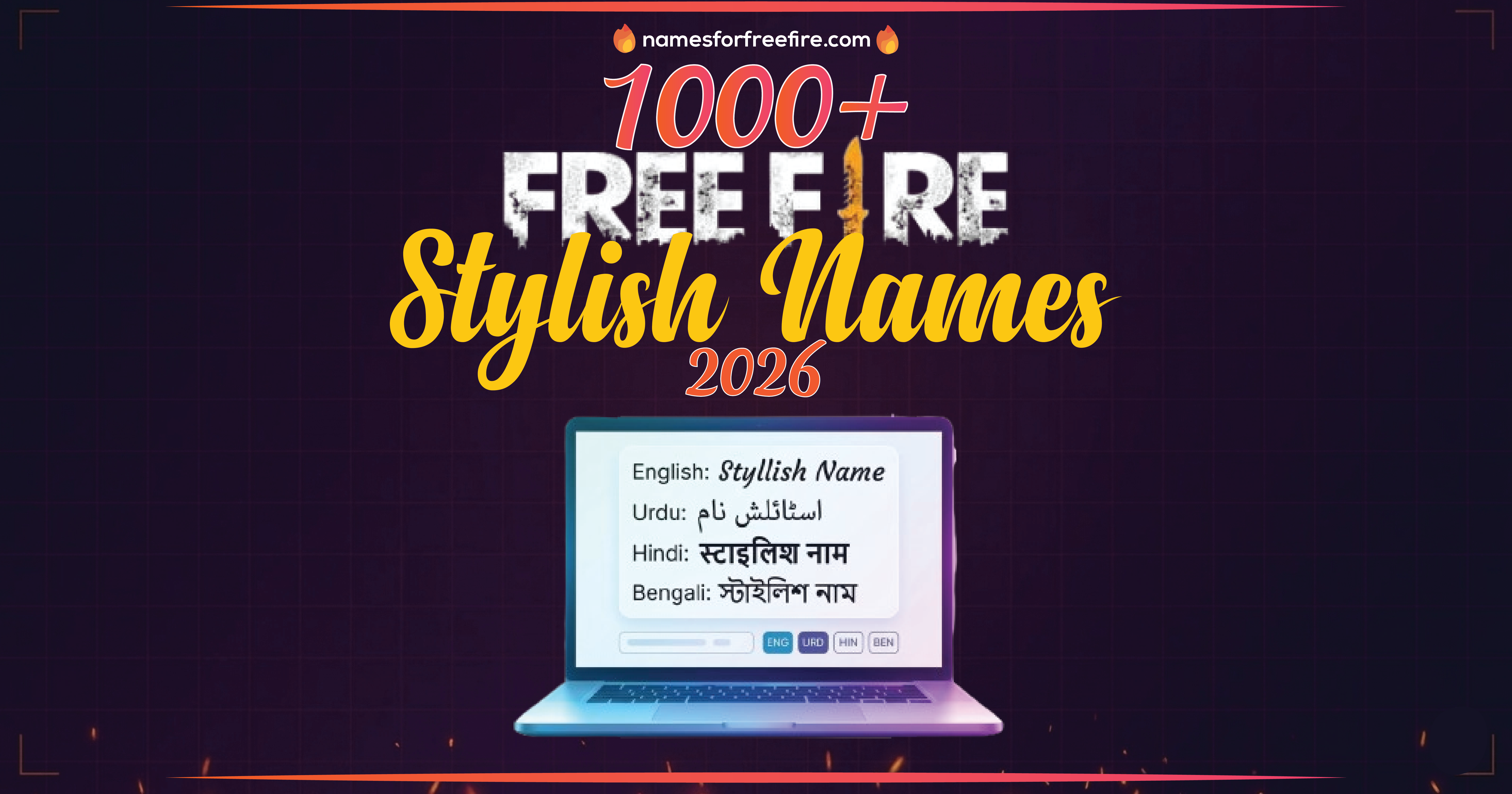 Free Fire Stylish Names 2026 | 1000+ FF Names (Copy)