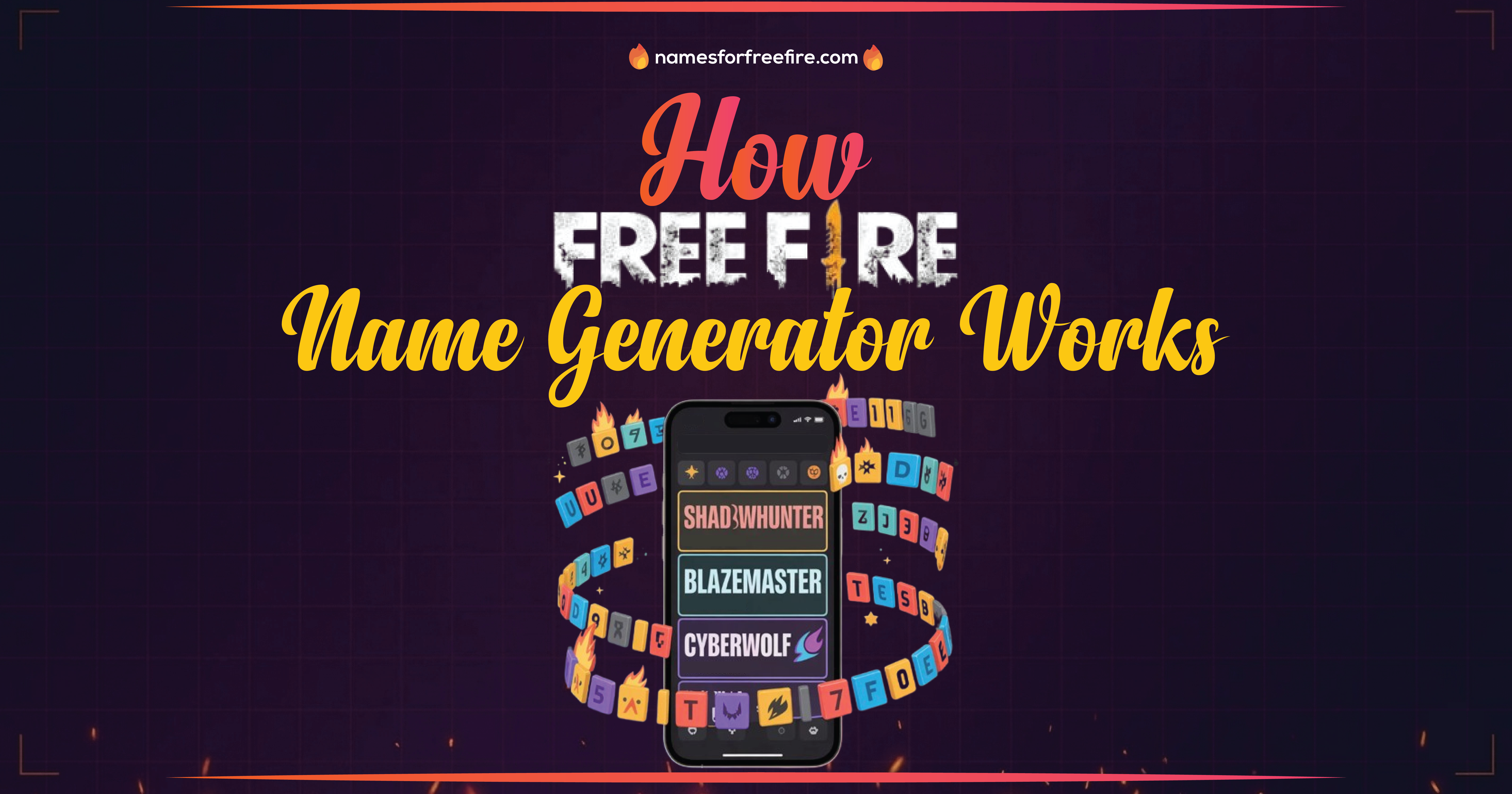 How Free Fire Stylish Name Generator Work &amp; How Players Create Unique Names?
