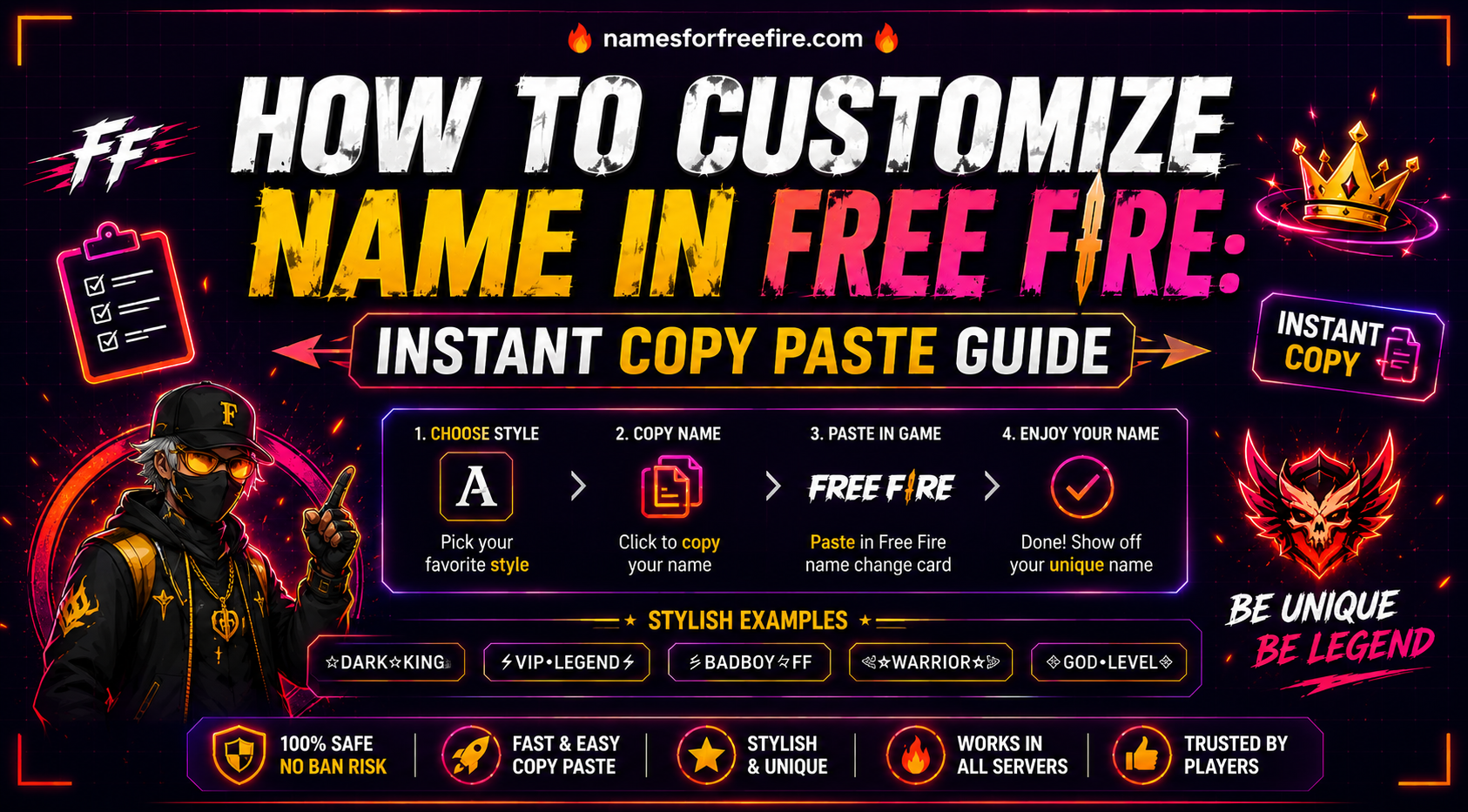 how to customize name in free fire