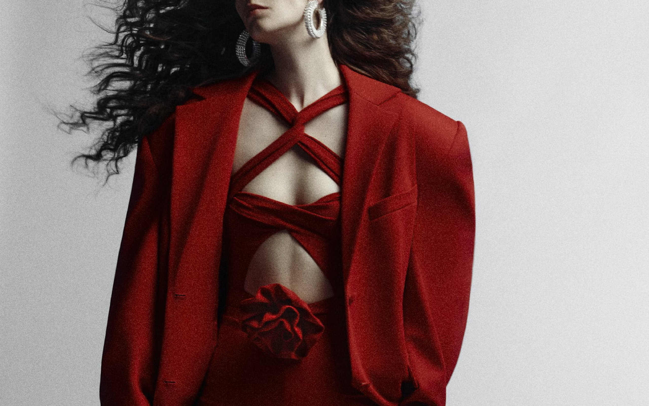 Women in black skirt