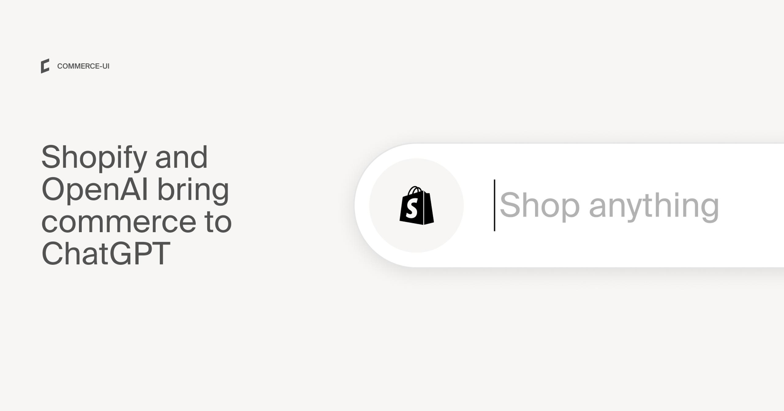 shopify chatgpt news commentary with search window