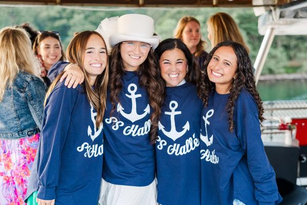 Laughter and hugs at a milestone family event