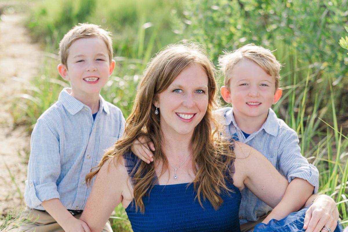 Hetu family beach summer portrait session at Seapowet and Fogland in Tiverton, RI — Lorie-Lyn Photography
