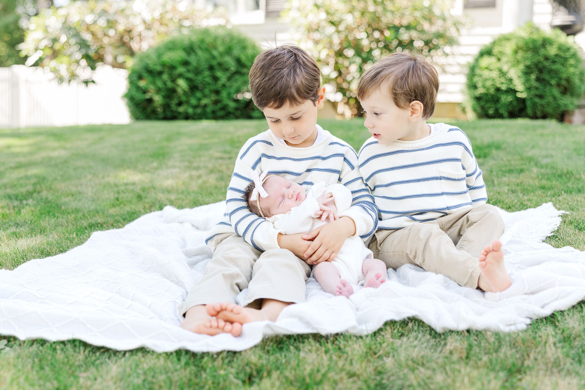 Family portrait session — natural light photography, South Coast Massachusetts
