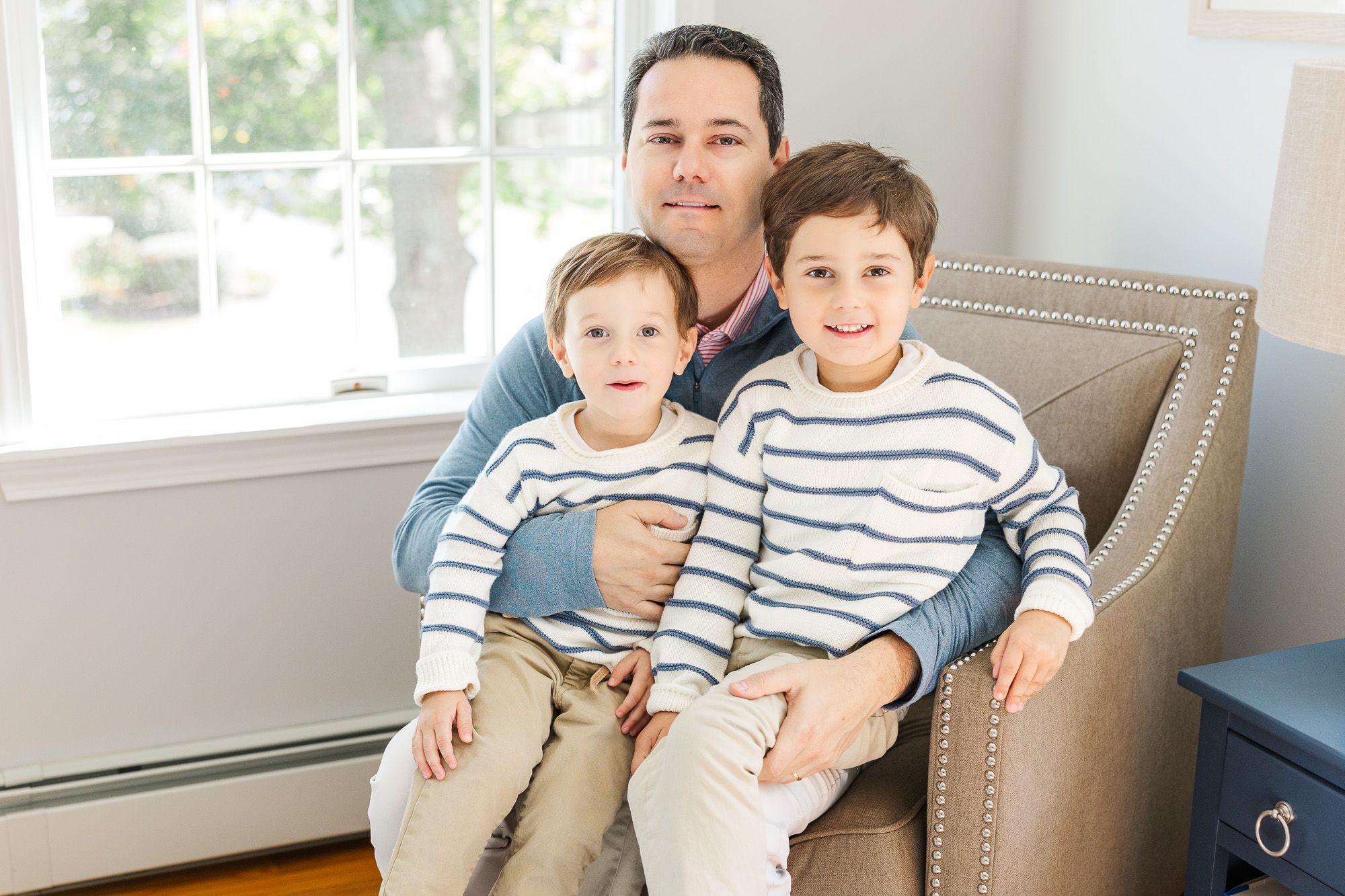 Family portrait session — natural light photography, South Coast Massachusetts