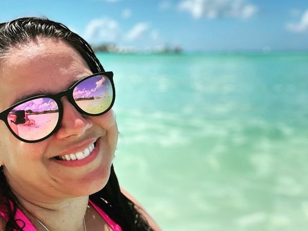 I'm happiest at the beach