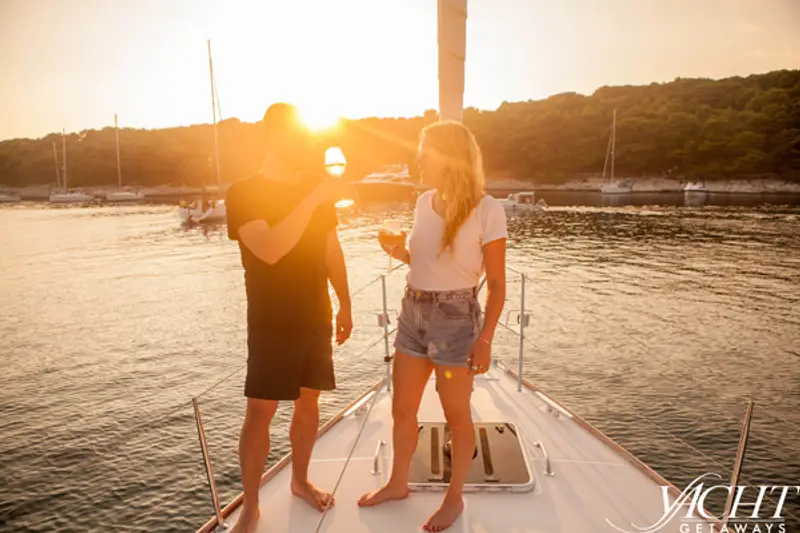 Greek sailing holiday - Sunset celebrations