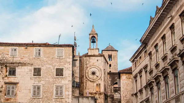 Brick buidlings in Trogir