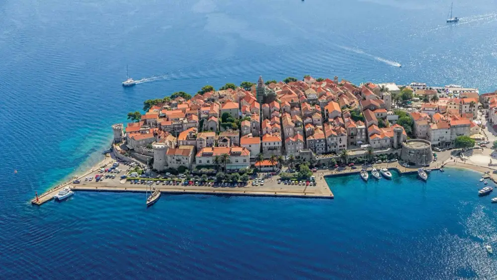 Korcula Old Town in Croatia