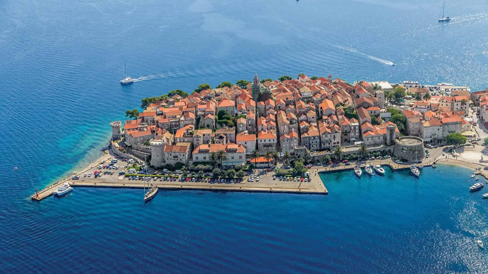 Korcula Old Town in Croatia