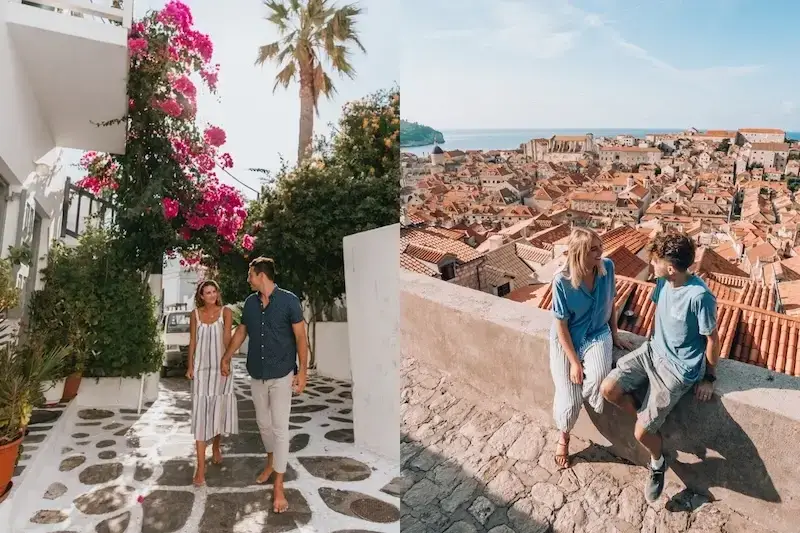 Couples exploring Croatia and Greece on a last-minute holiday with Yacht Getaways.